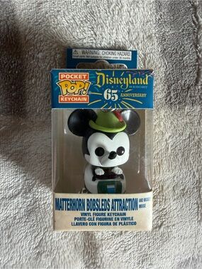Funko Pocket Pop! Disneyland 65th Matterhorn Bobsleds Attraction Mickey Keychain